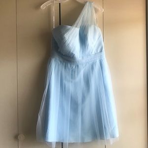 David’s Bridal baby blue size 12 dress